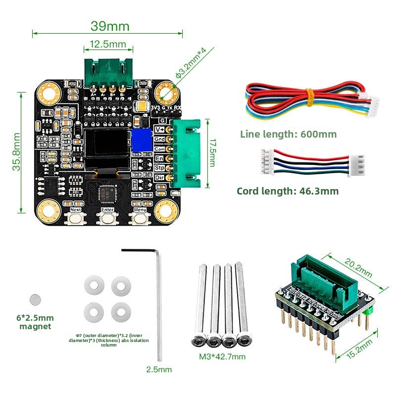 Super Silent Closed-Loop Stepp - огляд і ціна Closed Loop Stepper Motor Nema 17